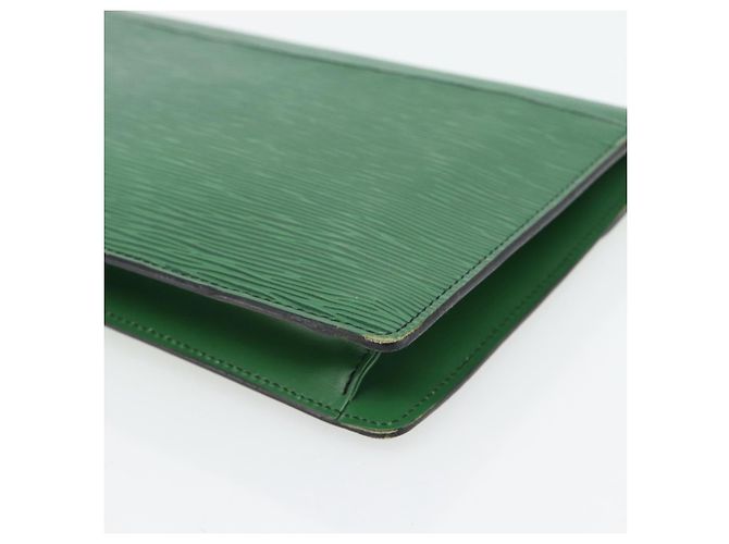 LOUIS VUITTON Epi Montaigne 27 Clutch Verde M52654 LV Auth BA12957 - vista 15