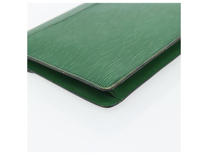 LOUIS VUITTON Epi Montaigne 27 Clutch Verde M52654 LV Auth BA12957 - vista 16