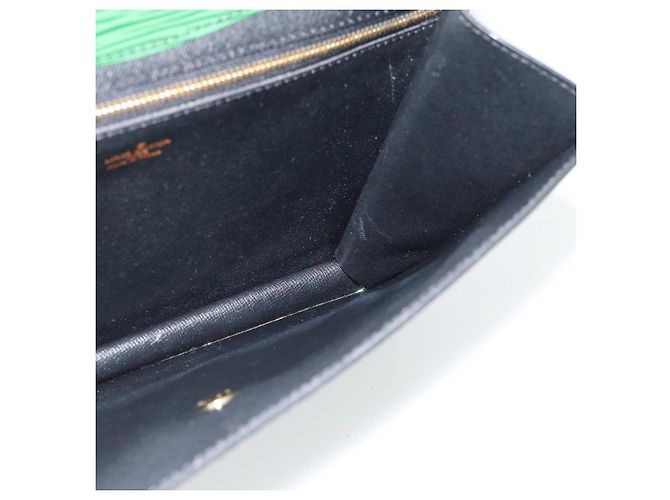 LOUIS VUITTON Epi Montaigne 27 Clutch Verde M52654 LV Auth BA12957 - vista 17