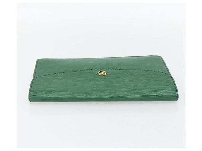 LOUIS VUITTON Epi Montaigne 27 Clutch Verde M52654 LV Auth BA12957 - vista 5