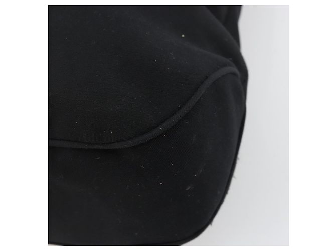 Borsa a tracolla Salvatore Ferragamo Vala Canvas Nero Argento Auth bs35141 - vista 10