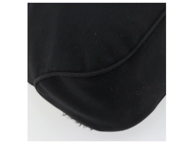Borsa a tracolla Salvatore Ferragamo Vala Canvas Nero Argento Auth bs35141 - vista 11