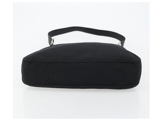 Borsa a tracolla Salvatore Ferragamo Vala Canvas Nero Argento Auth bs35141 - vista 9