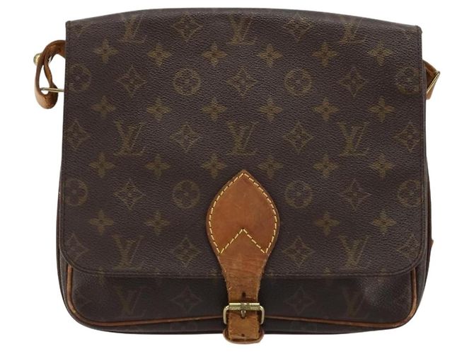 LOUIS VUITTON Borsa a tracolla Monogram Cartouchiere GM M51252 LV Auth 180709 Monogramma - vista 13
