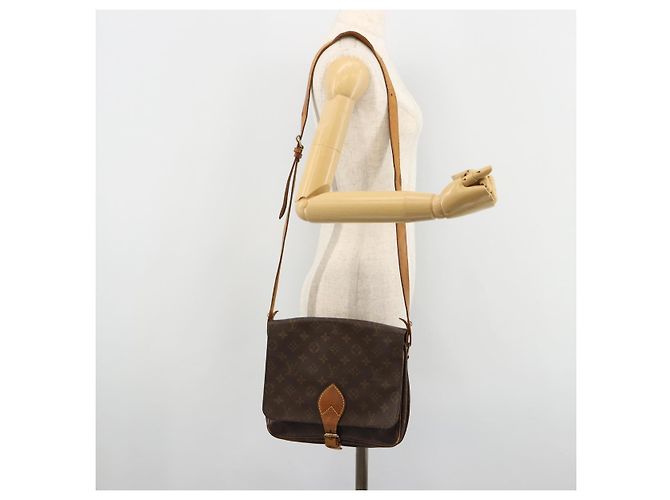 LOUIS VUITTON Borsa a tracolla Monogram Cartouchiere GM M51252 LV Auth 180709 Monogramma - vista 26