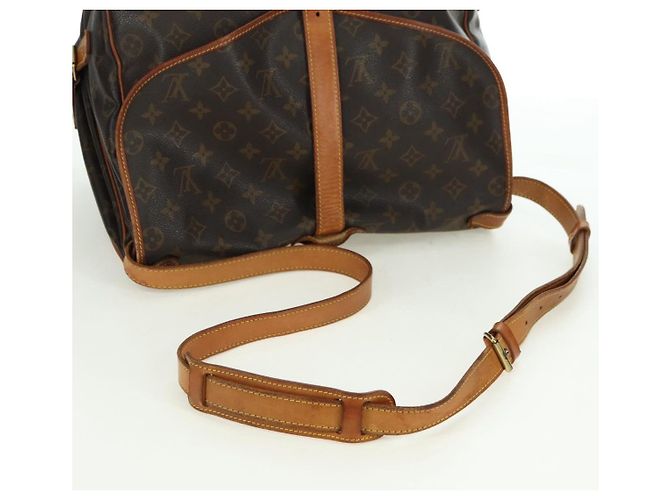 LOUIS VUITTON Bolsa de Ombro Monogram Saumur 35 M42254 LV Auth am11646A Monograma - vista 10