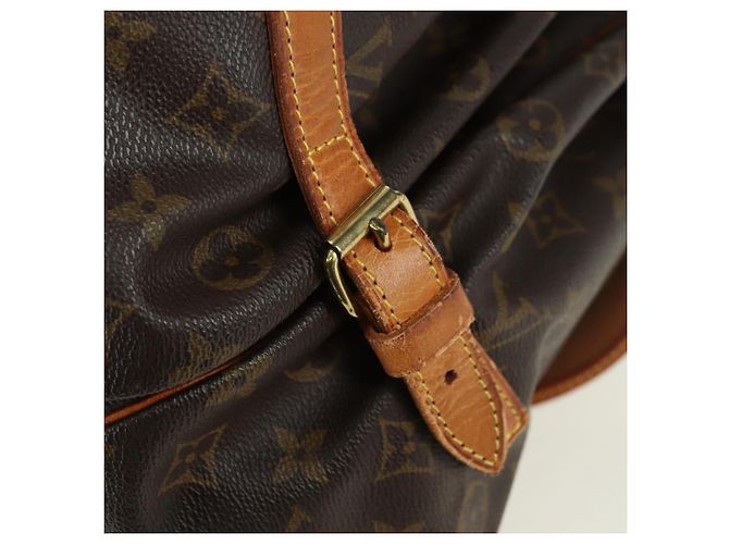 LOUIS VUITTON Bolsa de Ombro Monogram Saumur 35 M42254 LV Auth am11646A Monograma - vista 21