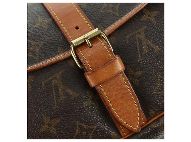 LOUIS VUITTON Bolsa de Ombro Monogram Saumur 35 M42254 LV Auth am11646A Monograma - vista 22