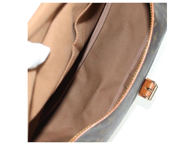 LOUIS VUITTON Bolsa de Ombro Monogram Saumur 35 M42254 LV Auth am11646A Monograma - vista 24