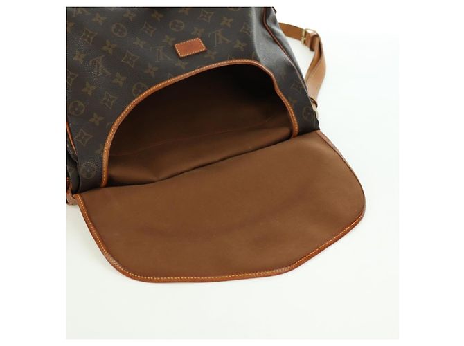 LOUIS VUITTON Bolsa de Ombro Monogram Saumur 35 M42254 LV Auth am11646A Monograma - vista 28