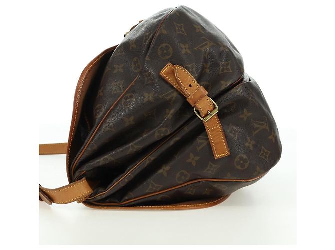LOUIS VUITTON Bolsa de Ombro Monogram Saumur 35 M42254 LV Auth am11646A Monograma - vista 3