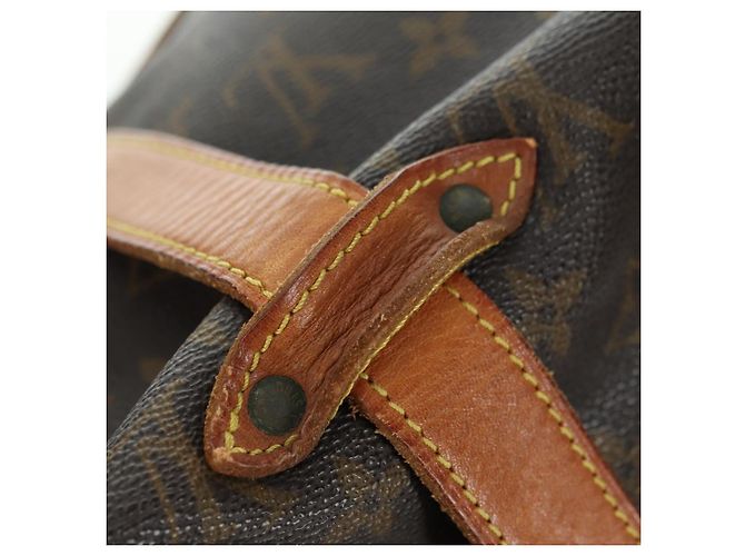 LOUIS VUITTON Bolsa de Ombro Monogram Saumur 35 M42254 LV Auth am11646A Monograma - vista 7