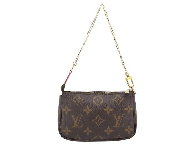 LOUIS VUITTON Monogram Giraffe Mini Pochette Cartera M62087 LV Auth 181445V Monograma - vista 2