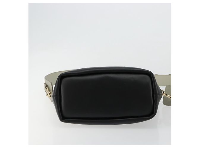 Chloé Borsa Chloe Bailey in pelle 2way Nera Oro Auth 181128A Nero D'oro - vista 11