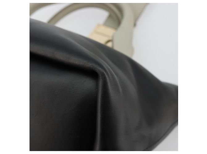 Chloé Borsa Chloe Bailey in pelle 2way Nera Oro Auth 181128A Nero D'oro - vista 14