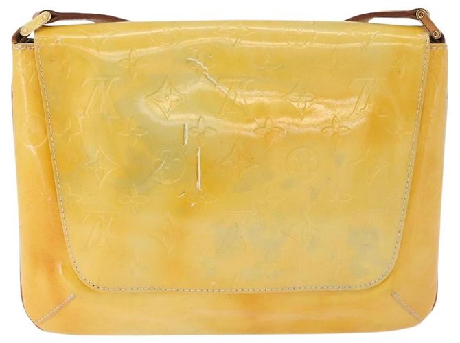 LOUIS VUITTON Monogram Vernis Thompson Street Bag Gris M91008 LV Auth BA12839 Grigio - vista 3