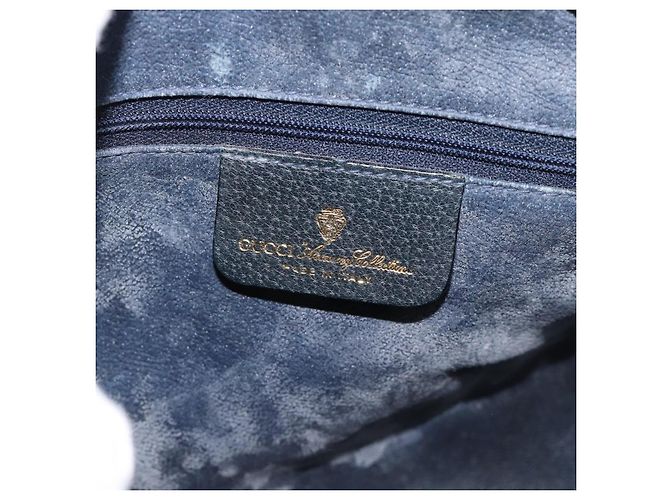 Borsa a tracolla GUCCI GG Supreme Sherry Line PVC Blu Navy Oro 72 02 005 Auth 181210 D'oro - vista 15