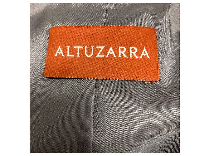Blazer de doble botonadura Altuzarra Taupe con efecto arrugado Gris - vista 4