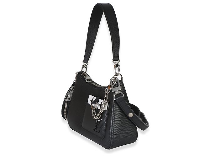 Louis Vuitton Black Epi Monogram Marellini Nero - vista 3