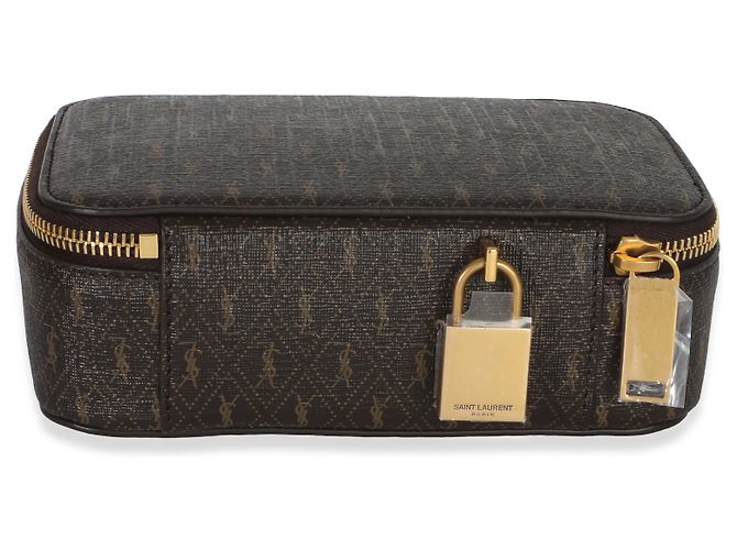 Portagioie Saint Laurent Le Monogramme marrone - vista 2