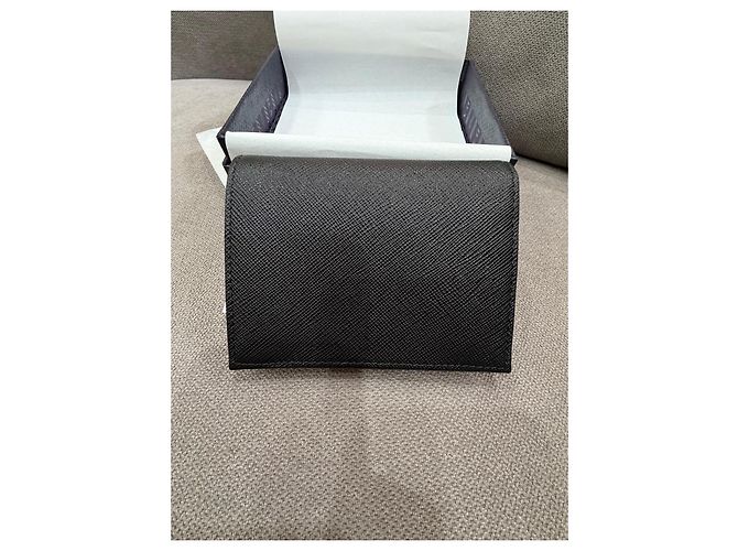 Prada Saffiano leather wallet black - view 3