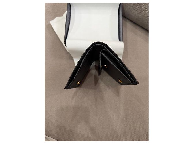 Prada Saffiano leather wallet black - view 4
