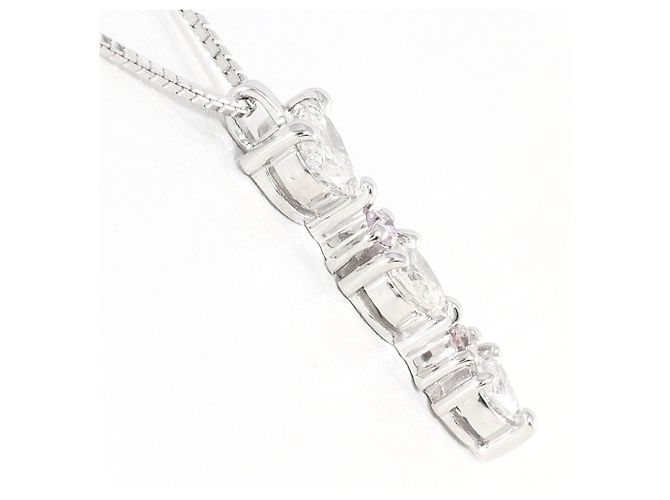 Autre Marque Elegante collana in oro bianco 18K e diamanti D'oro - vista 2