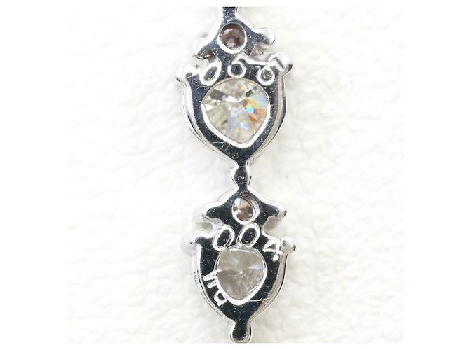 Autre Marque Elegante collana in oro bianco 18K e diamanti D'oro - vista 4
