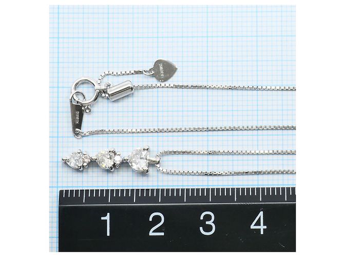 Autre Marque Elegante collana in oro bianco 18K e diamanti D'oro - vista 5