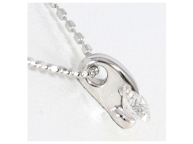 Autre Marque 18K Weißgoldkette mit Diamant Golden - Ansicht 2