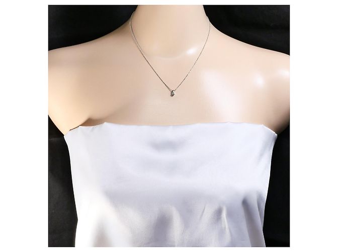 Autre Marque 18K Weißgoldkette mit Diamant Golden - Ansicht 5