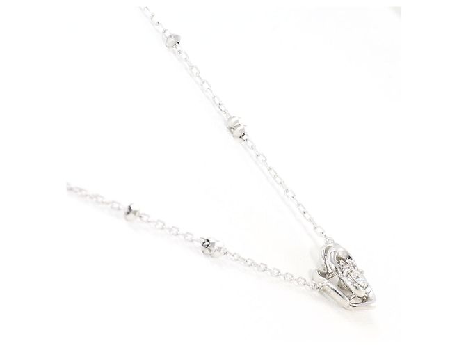 Autre Marque Collana in oro bianco 18K con diamante e zaffiro D'oro - vista 2