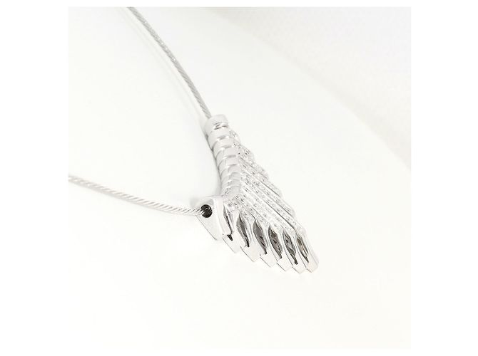 Autre Marque Elegante collana in oro bianco 18K con diamante D'oro - vista 2