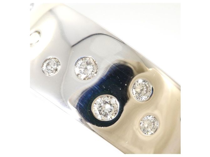Autre Marque 18K Weißgold-Ring mit Diamant Golden - Ansicht 2