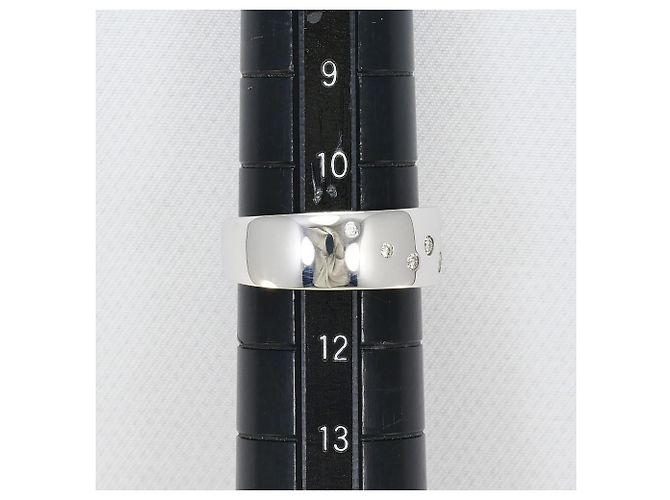 Autre Marque 18K Weißgold-Ring mit Diamant Golden - Ansicht 8