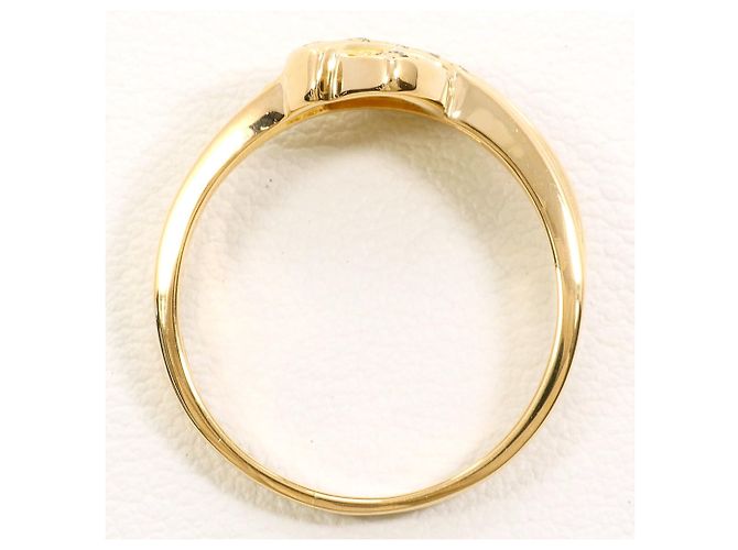 Autre Marque 18K Gelbgoldring mit 0.19ct Diamant Golden - Ansicht 3