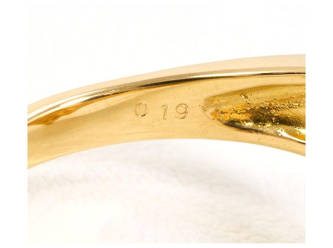 Autre Marque 18K Gelbgoldring mit 0.19ct Diamant Golden - Ansicht 6
