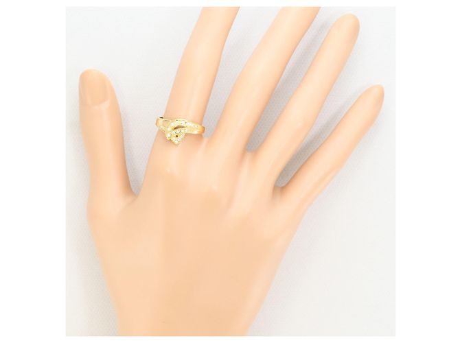 Autre Marque 18K Gelbgoldring mit 0.19ct Diamant Golden - Ansicht 7