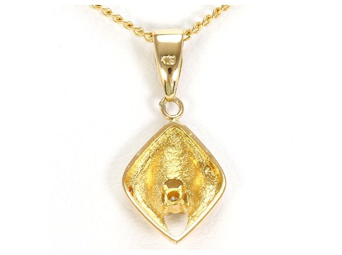 Autre Marque 18K Gelbgoldhalskette mit Diamant Golden - Ansicht 3