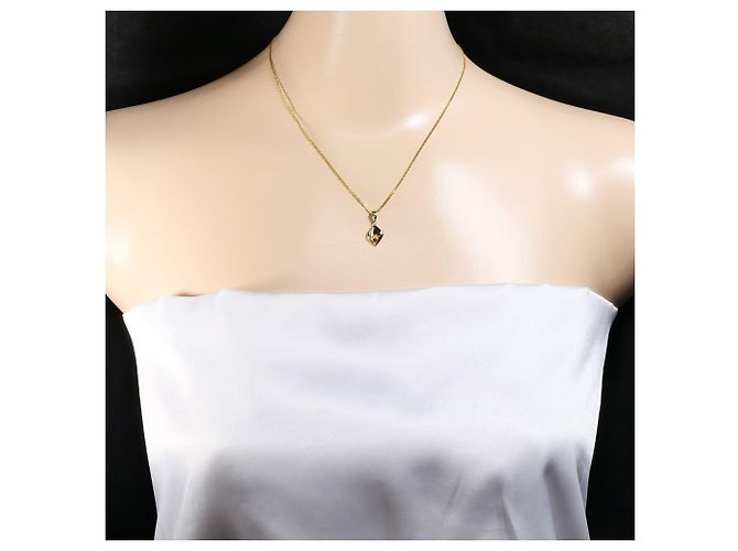 Autre Marque 18K Gelbgoldhalskette mit Diamant Golden - Ansicht 5