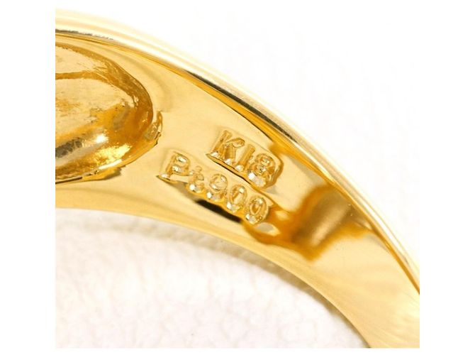 Autre Marque PT900 Platin- und 18K Gelbgold Ring Golden - Ansicht 5