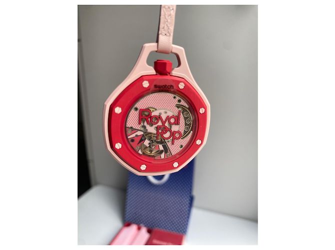 Swatch x Audemars Piguet Royal Pop Otto Rosso Uhr Pink - Ansicht 3
