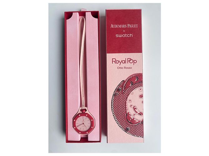 Swatch x Audemars Piguet Royal Pop Otto Rosso Uhr Pink - Ansicht 4