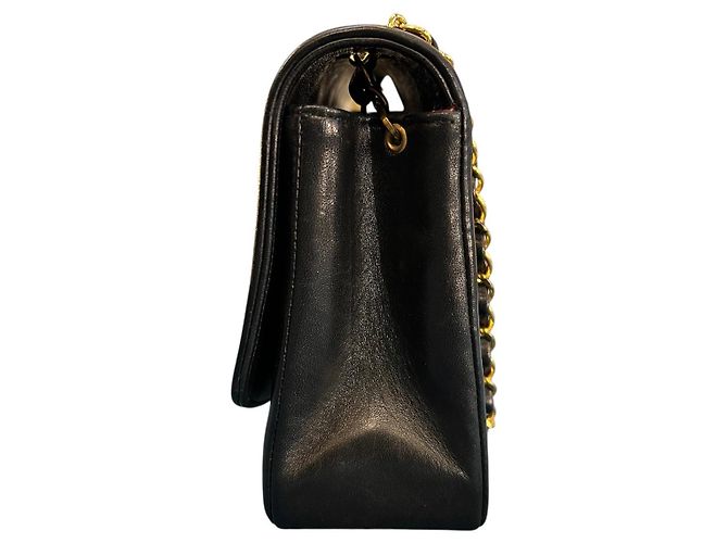 Borsa a tracolla Chanel Diana Flap in agnello Medium 1991 - vista 3
