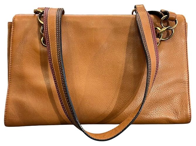 Borsa a Spalla Chanel CC Soft Calfskin Turnlock 2002 - vista 4