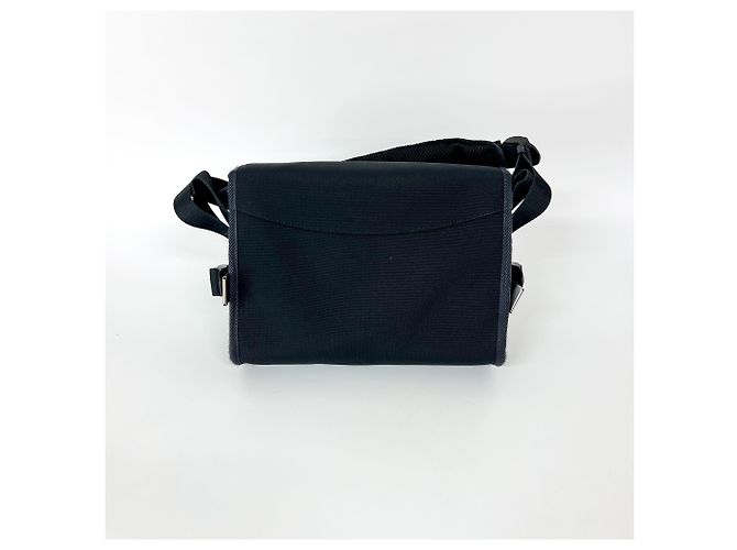 Céline Celine Logo Trekking Messenger Nylon Small Nero - vista 3