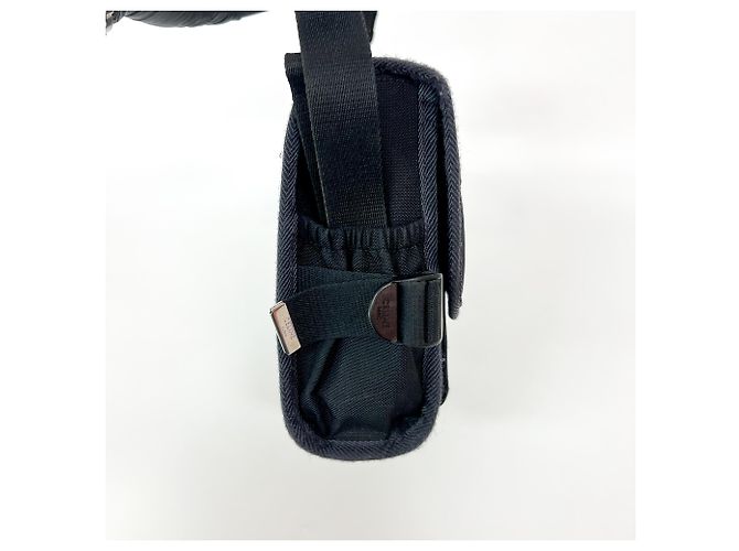Céline Celine Logo Trekking Messenger Nylon Small Nero - vista 4