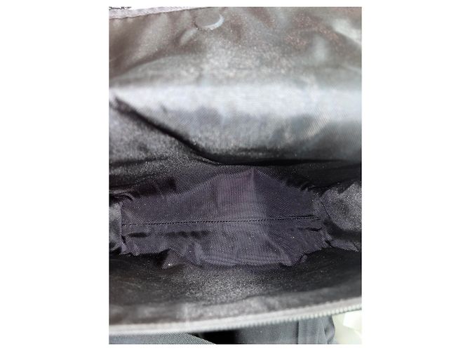 Céline Celine Logo Trekking Messenger Nylon Small Nero - vista 6