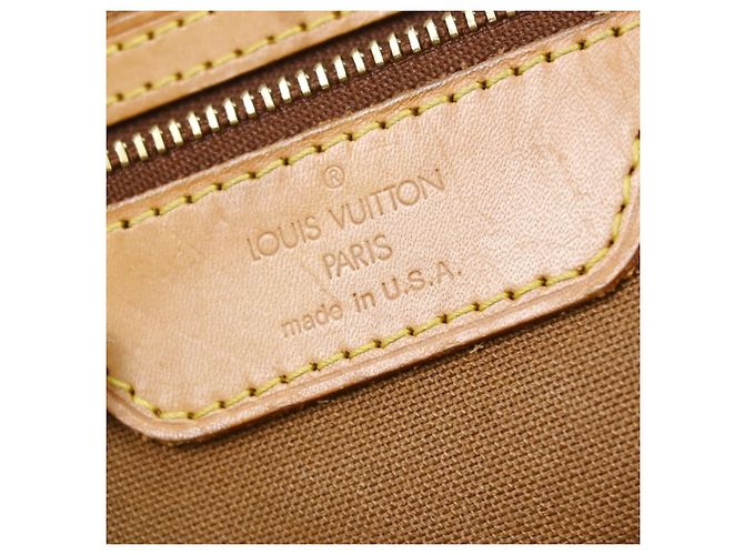 Louis Vuitton Cabas Mezzo Monogram Canvas Marrone - vista 4