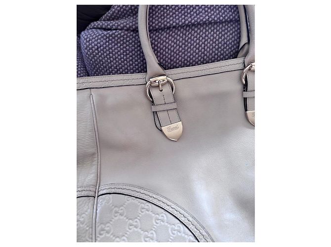 Gucci Borsa a mano Boston Joy in pelle Crema - vista 18